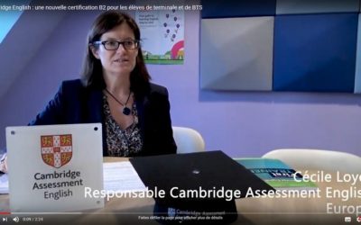 Cambridge English : une nouvelle certification B2 pour les élèves de terminale et de BTS