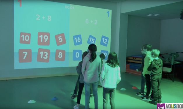 Lü : cours de sport interactif pour faire des maths à l’école