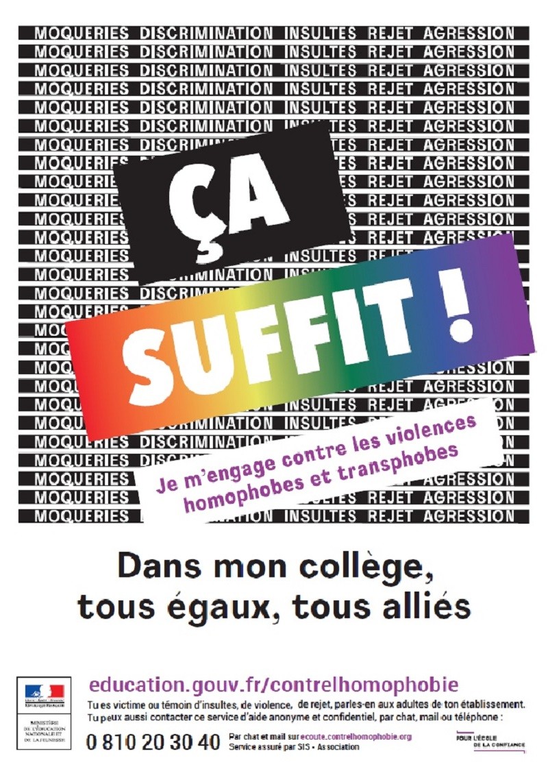 Lancement De La Campagne De Lutte Contre L Homophobie En Milieu Scolaire Vousnousils
