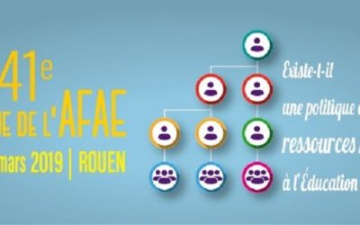 Colloque 2019 AFAE : les inscriptions sont en cours