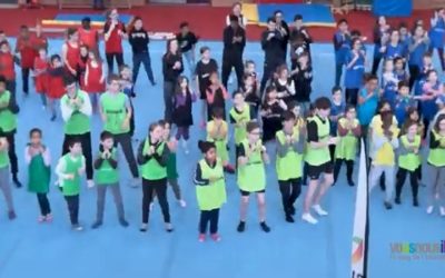 Semaine Olympique et Paralympique à l&rsquo;école : à Alençon, les élèves aux agrès, aux côtés d&rsquo;une athlète olympique !
