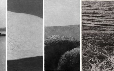 Expo photo : beaux paysages arides sur papier coréen en fibres de murier