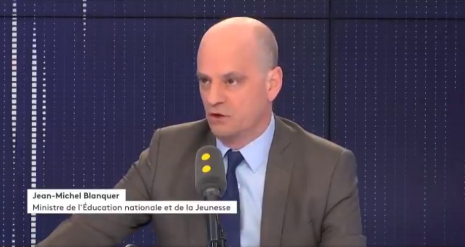 Antisémitisme, loi pour l’école de la confiance : le point avec Jean-Michel Blanquer