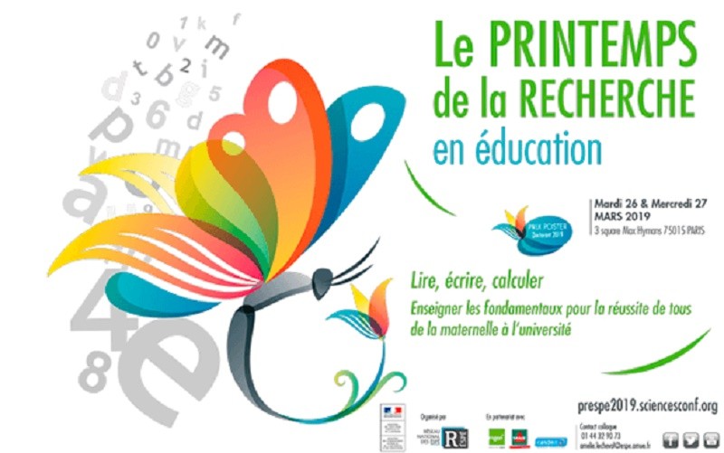 Le Printemps de la recherche en éducation aura lieu les 26 et 27 mars 2019