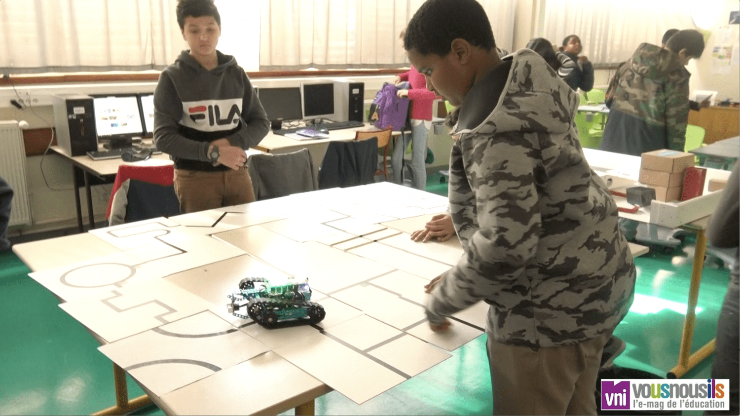 En collège REP, les 6e et les 5e sont des as de la programmation et de la robotique