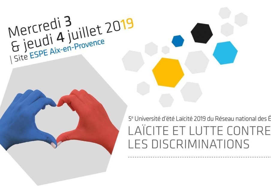 Université d’été Laïcité du réseau des ESPE : les 3 et 4 juillet à Aix-en-Provence