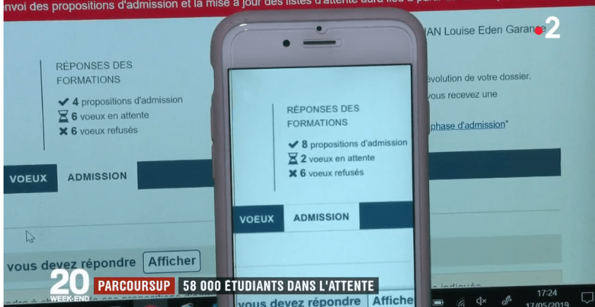 Parcoursup : près de 58 000 candidats restent sans affectation