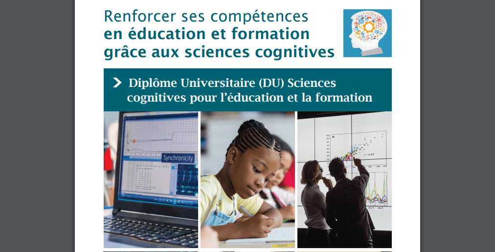 L’INSPE de Créteil crée un DU « Sciences cognitives pour l’éducation et la formation »
