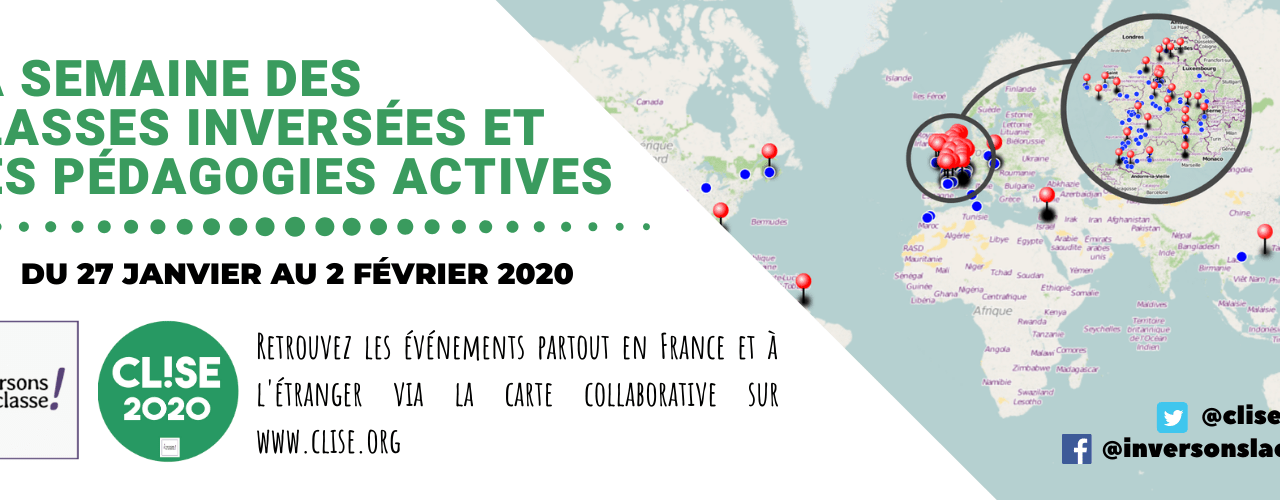 Classe inversée : ouvrez votre classe pour la CLISE 2020 !