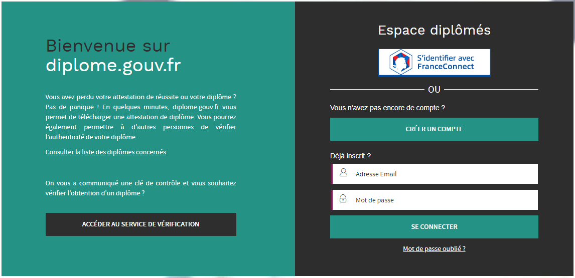 Un nouveau site pour télécharger rapidement son attestation de diplôme