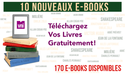 10 nouveaux E-Books à lire et à télécharger gratuitement