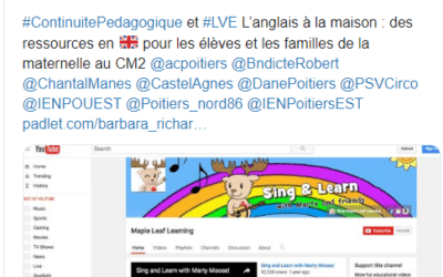 Continuité pédagogique : des ressources gratuites proposées sur Twitter