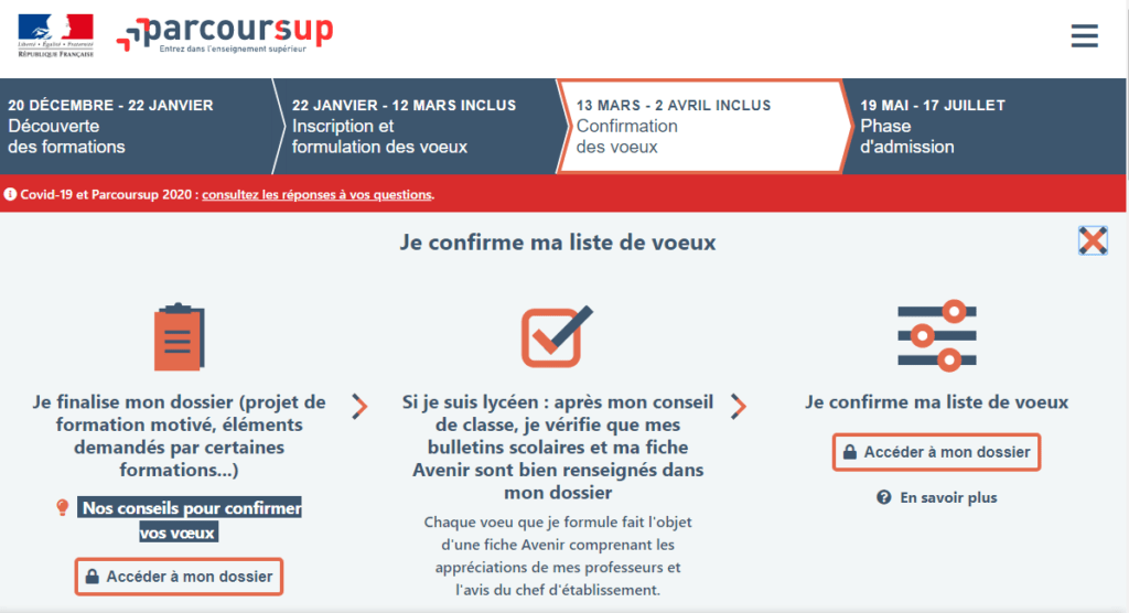 Parcoursup / Les 5 Etapes Du Calendrier Parcoursup 2018 Les Dates Cles