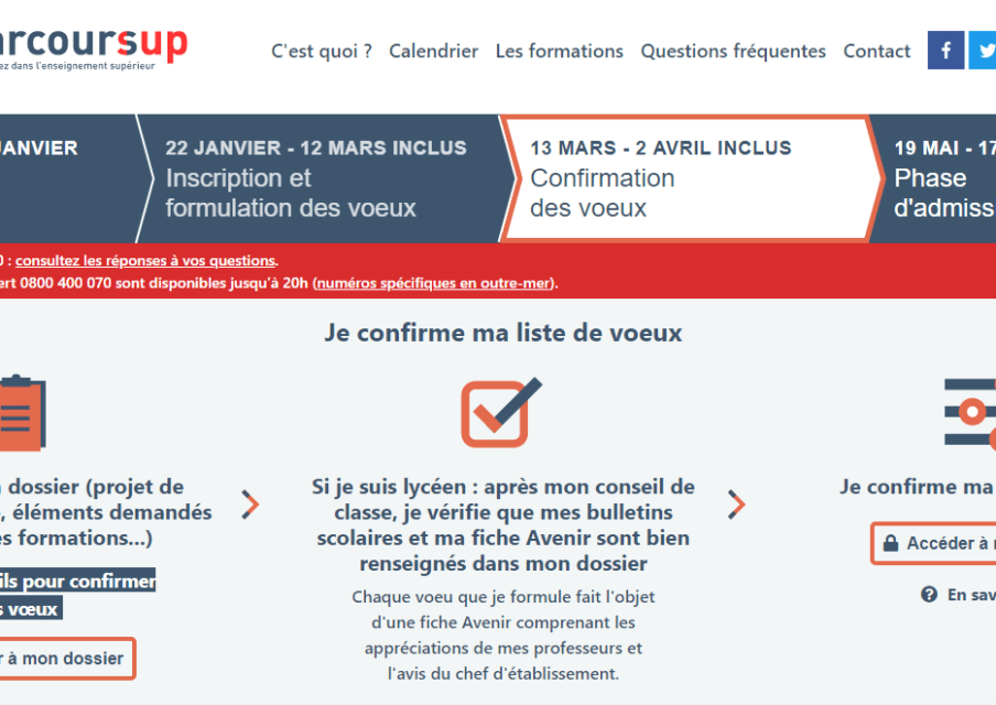 Parcoursup 2020 : dernier jour pour confirmer des vœux