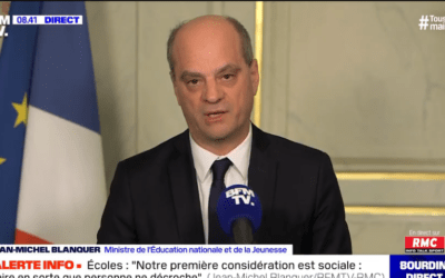 La réouverture des écoles décidée pour raisons économiques ? « Pas en premier lieu » (JM Blanquer)