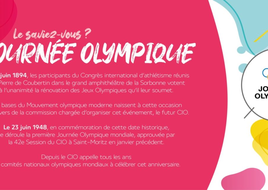 La journée olympique s’adapte à la crise sanitaire