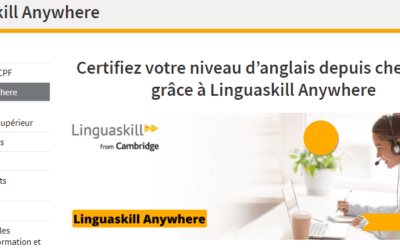 Linguaskill Anywhere : un test pour déterminer son niveau d’anglais depuis chez soi !