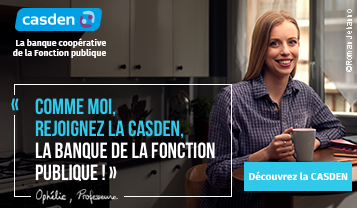 Comme moi, rejoignez la Casden, la banque de la fonction publique. Ophélie, professeur. Découvrez la CASDEN