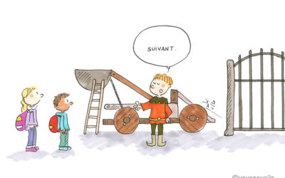 Inédit : enfant catapulté à l&rsquo;école