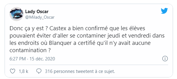 Auto-confinement : « je continuerai à dire à mes élèves qu’ils devront rattraper les cours de jeudi et vendredi »