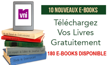 Les 10 derniers E-books à télécharger gratuitement