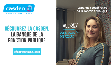 Comme nous, rejoignez la Casden, la banque de la fonction publique. Découvrez la CASDEN