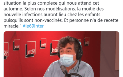 A. Fontanet : « la moitié des nouvelles infections auront lieu chez les enfants » à l’automne