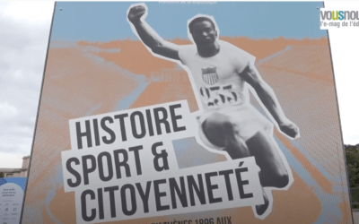 Paris : une exposition pédagogique sur les grands athlètes installée au Live des Jeux