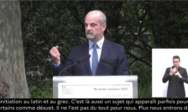 Conférence de J-M. Blanquer : « Nous avons fait notre maximum »