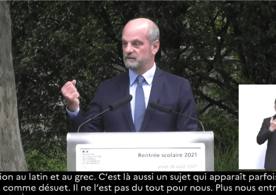 Conférence de J-M. Blanquer : « Nous avons fait notre maximum »