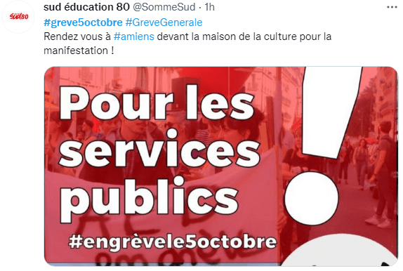 Grève du 5 octobre : l’éducation en première ligne