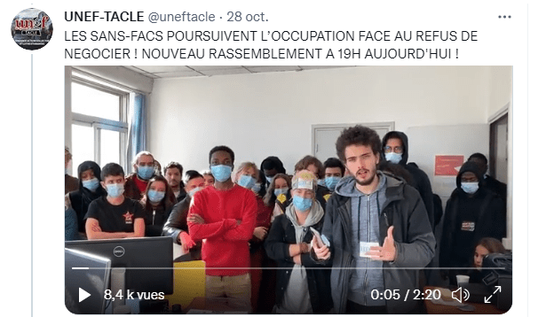 Université de Nanterre : une semaine d’occupation pour les « sans-fac »