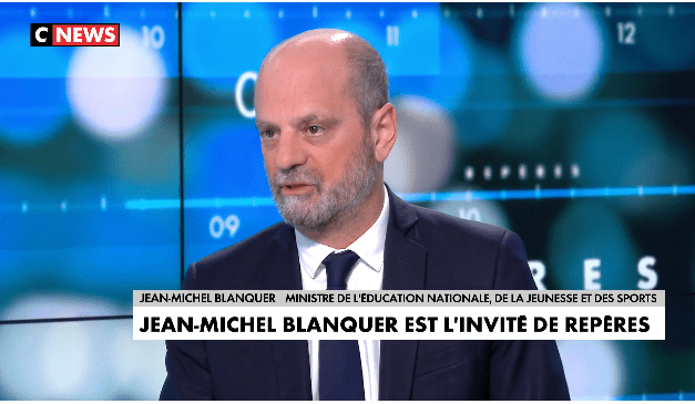 Allègement du protocole sanitaire : « nous avons l’espoir de passer au niveau 2 en primaire » (JM Blanquer)