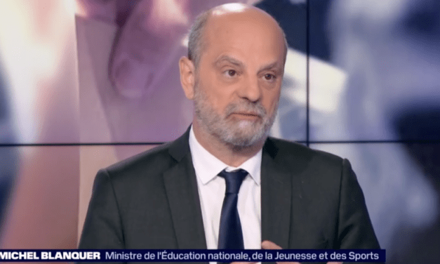 JM Blanquer : « vous êtes sûr de prendre des coups en tant que ministre de l’Education nationale »