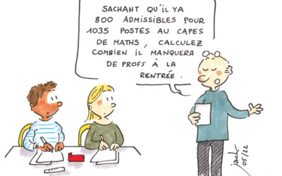 Profs de maths : l&rsquo;incroyable soustraction