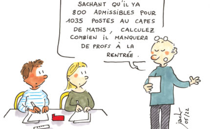 Profs de maths : l’incroyable soustraction