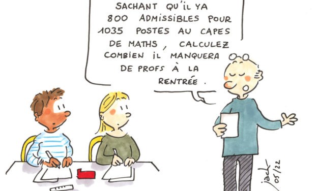 Profs de maths : l’incroyable soustraction