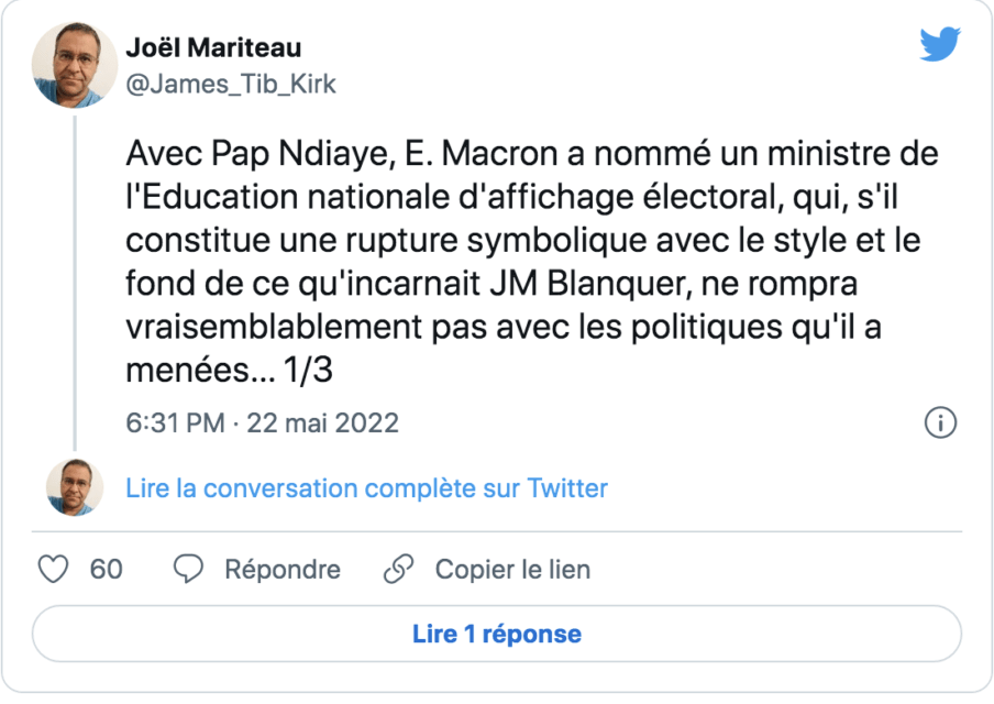 Pap Ndiaye à l’éducation : qu’en pensent les enseignants ?