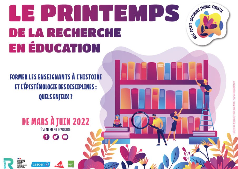 Printemps de la recherche en éducation 2022 : temps forts les 8 et 9 juin