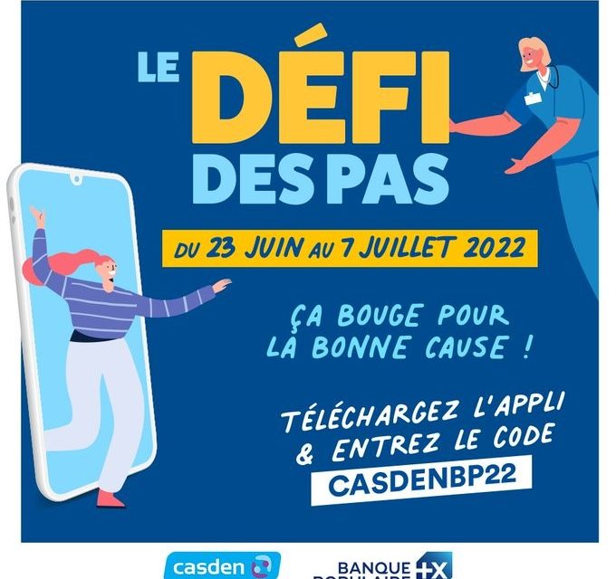 Journée de la Fonction publique : la CASDEN et Banque Populaire lancent le Défi des Pas au profit de la Fondation des Hôpitaux