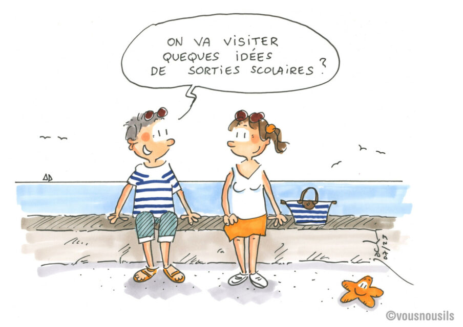 Quand un couple d’enseignants part en visite…