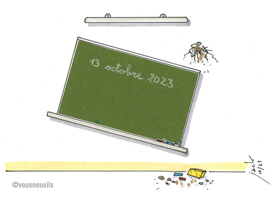 13 octobre 2023 : l’Ecole en deuil