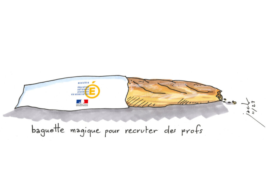 La baguette de pain, c’est magique pour recruter des enseignants !