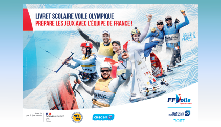 La Fédération Française de Voile publie la première édition du livret scolaire voile olympique