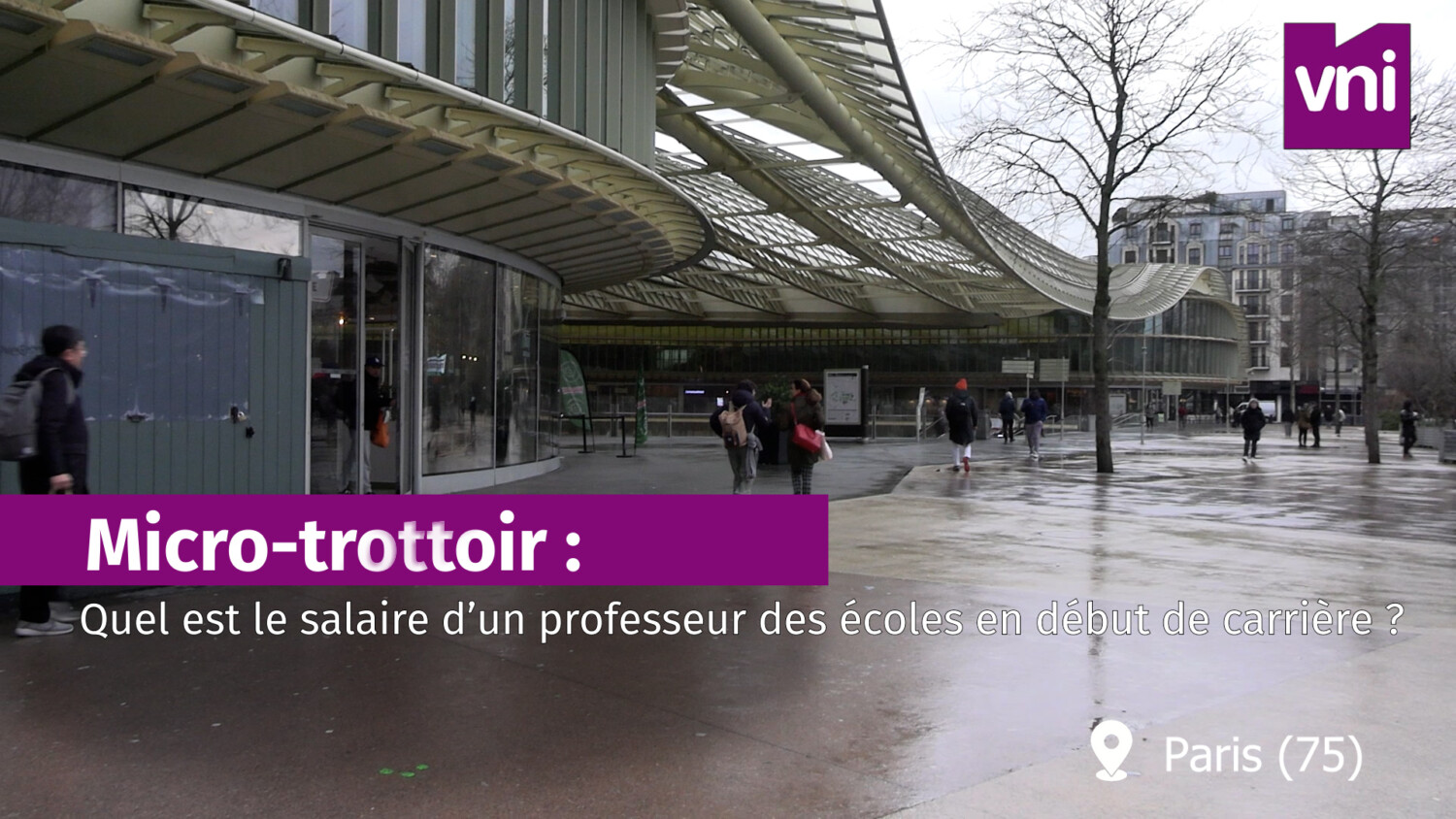 Micro-trottoir : quel est le salaire d’un professeur des écoles en début de carrière ? Micro trottoir salaire.00_00_06_17.Still001