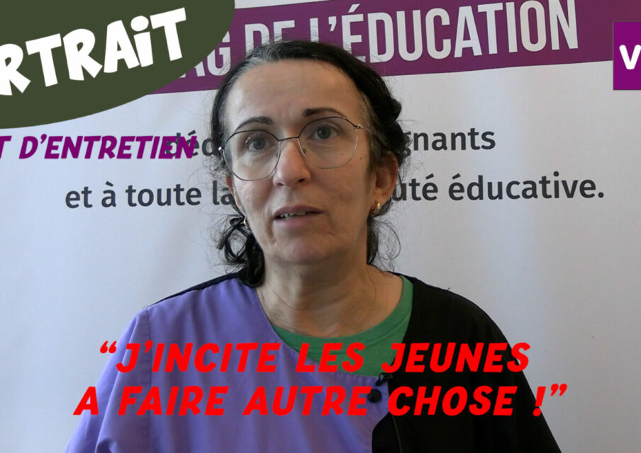 [Portrait] Agent d’entretien : un mot pour les jeunes qui souhaiteraient faire votre métier ? « Changez de voie ! C’est un métier qui est très pénible »
