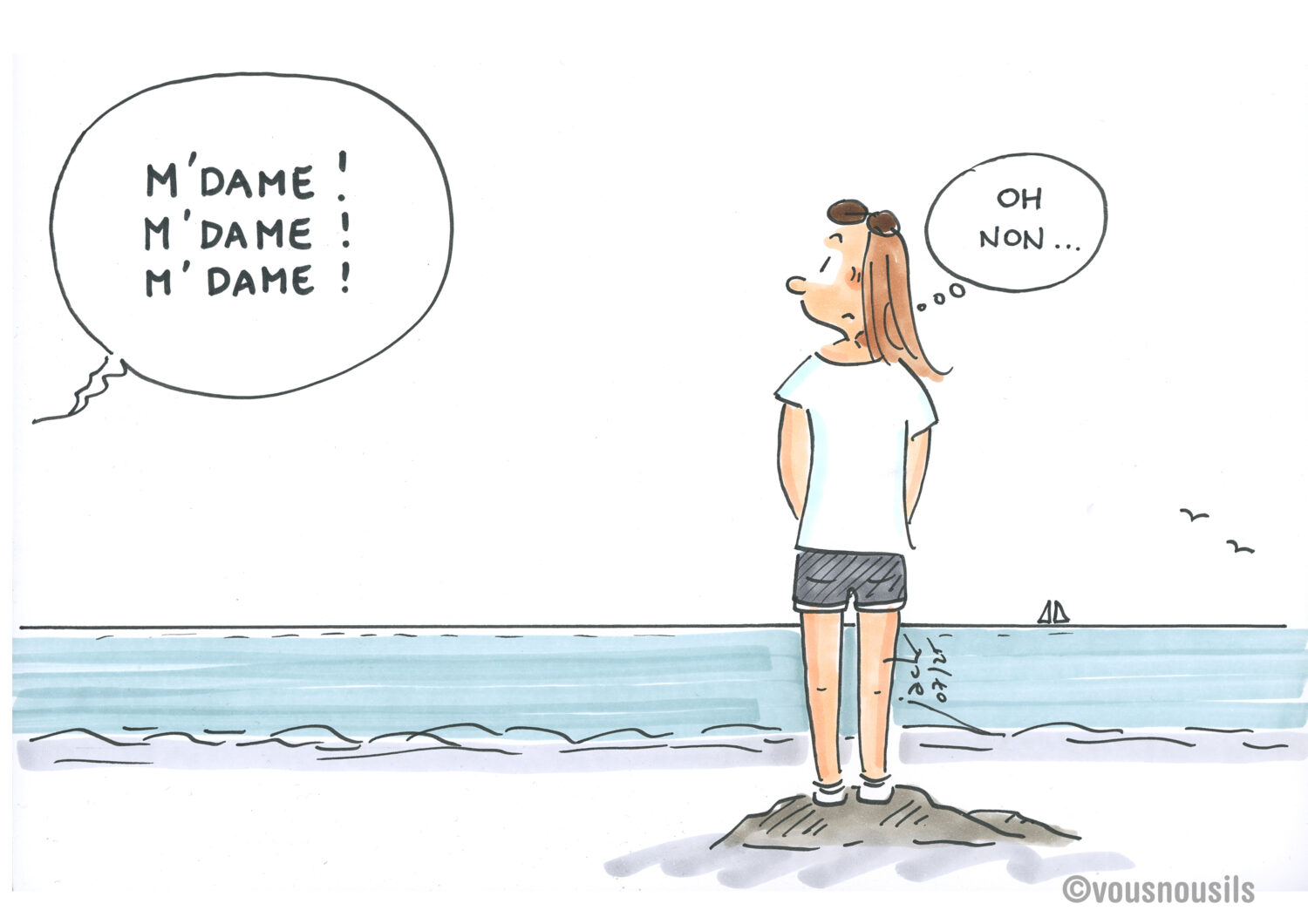 Grandes vacances : le cauchemar des enseignants 2025-07 DESSIN Vousnousils encré 01