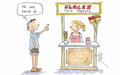 Quand un enseignant prend une glace en vacances…