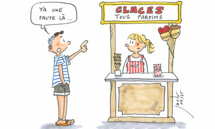 Quand un enseignant prend une glace en vacances…