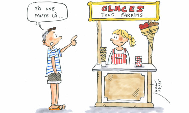 Quand un enseignant prend une glace en vacances…